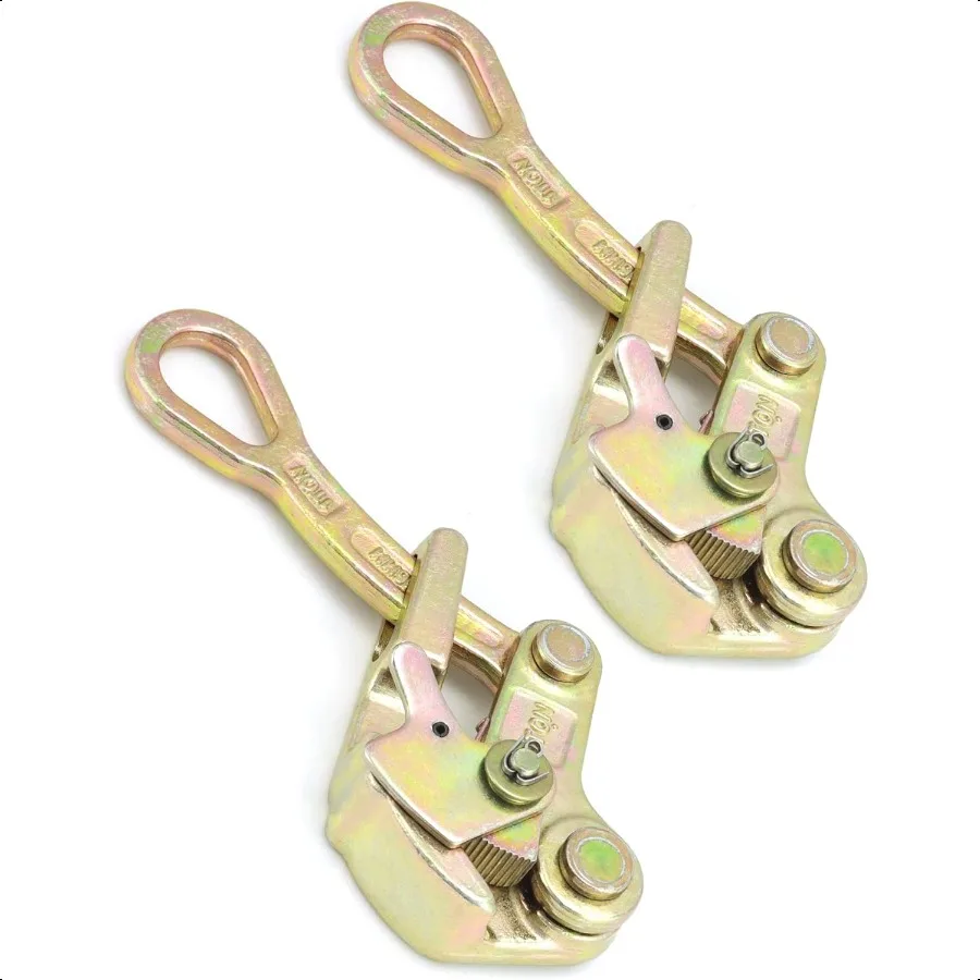 QWORK, 2 шт., 1 Т, кабельная ручка, проволочная ручка, съемник стального троса для вытягивания троса, 2204 фунта 
QWORK, 2 шт., 1 Т, кабельная ручка, проволочная ручка, съемник стального троса для вытягивания троса, 2204 фунта