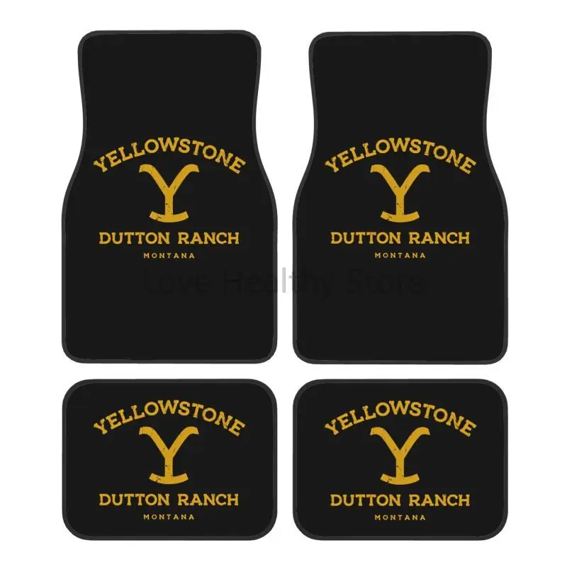 Yellowstone Dutton Ranch Print Автомобильные коврики Набор из 4 автомобильных передних и задних ковров Нескользящие автомобильные коврики для ног Автомобильные аксессуары
Yellowstone Dutton Ranch Print Автомобильные коврики Набор из 4 автомобильных передних и задних ковров Нескользящие автомобильные коврики для ног Автомобильные аксессуары