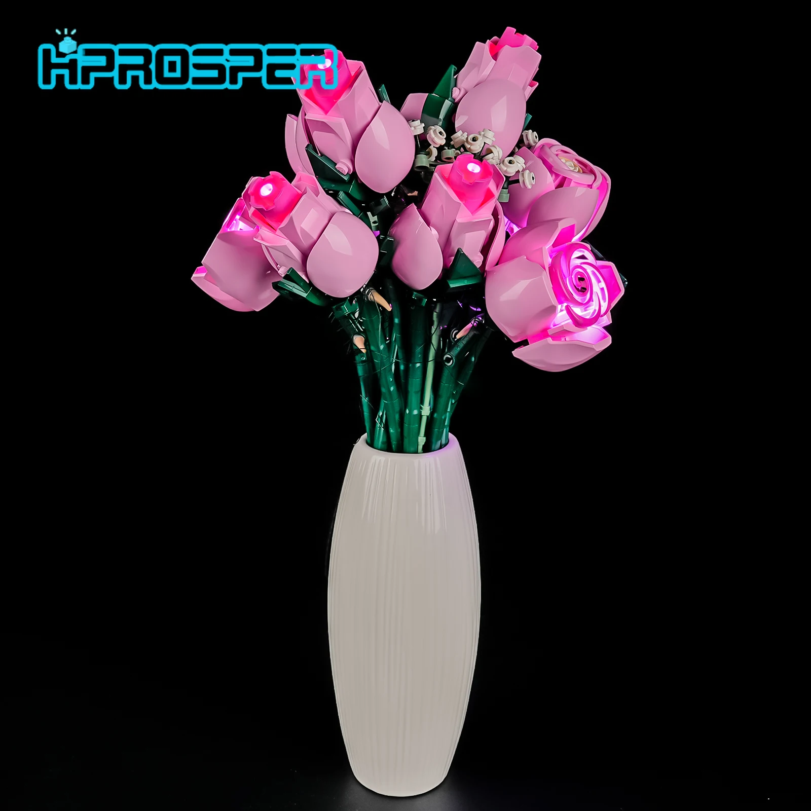 HPROSPER 5V LED Light (No Model) for Lego 10374-Pink Rose Bouquet Decorative Lamp With Battery Box
HPROSPER 5V LED Light (No Model) for Lego 10374-Pink Rose Bouquet Decorative Lamp With Battery Box