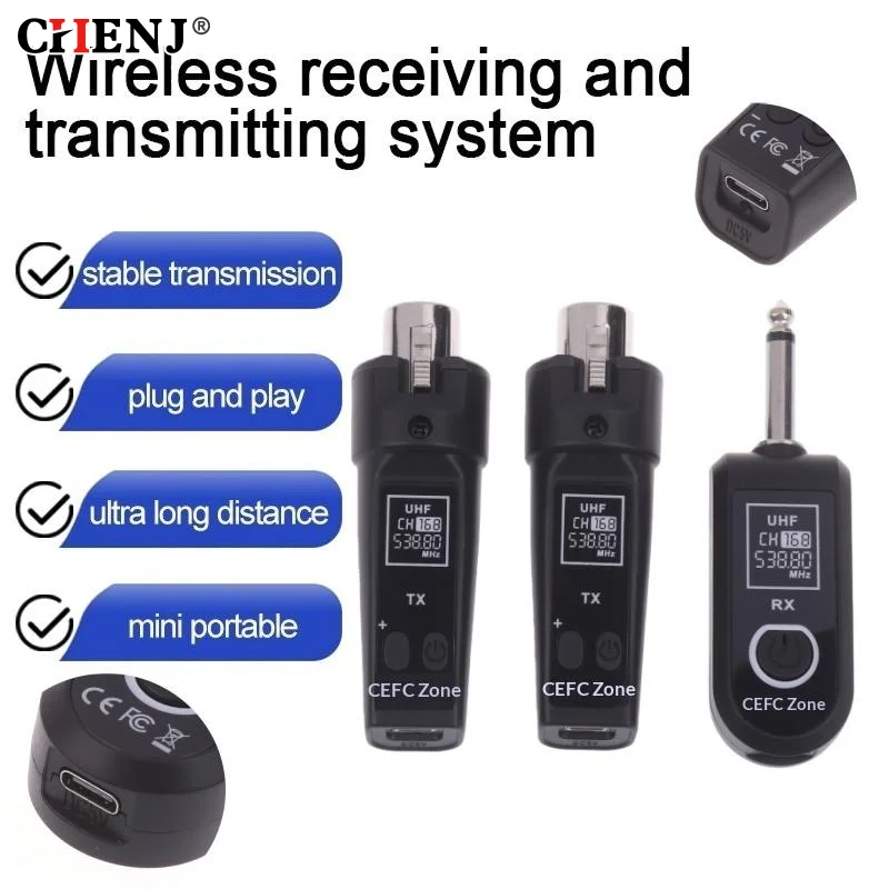 Signal Adapter Microphones Wired To Wireless System Wireless Mic Adapter for Audio Mixer Dynamic Mic Electric Guitar Bass
Signal Adapter Microphones Wired To Wireless System Wireless Mic Adapter for Audio Mixer Dynamic Mic Electric Guitar Bass