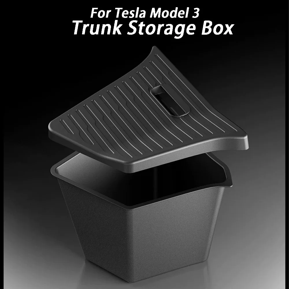 For Tesla Model 3 highland Rear Trunk Left Side Storage Box with Cover Tail Boot Organizer Partition Decoration Accessories
For Tesla Model 3 highland Rear Trunk Left Side Storage Box with Cover Tail Boot Organizer Partition Decoration Accessories