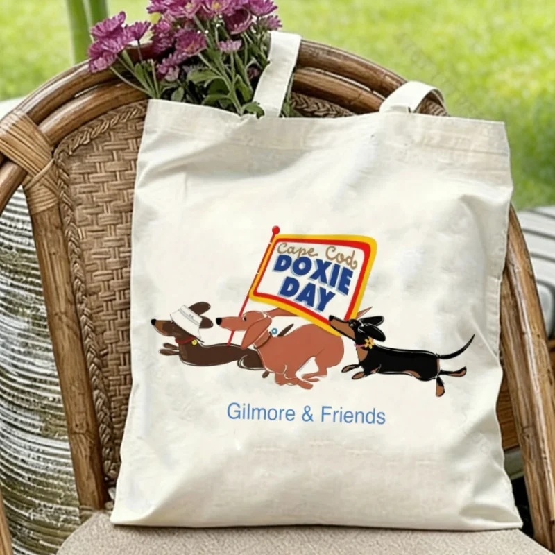 1PC Whimsical Dachshund Illustration Cotton Tote Bag Shoulder Bag
1PC Whimsical Dachshund Illustration Cotton Tote Bag Shoulder Bag