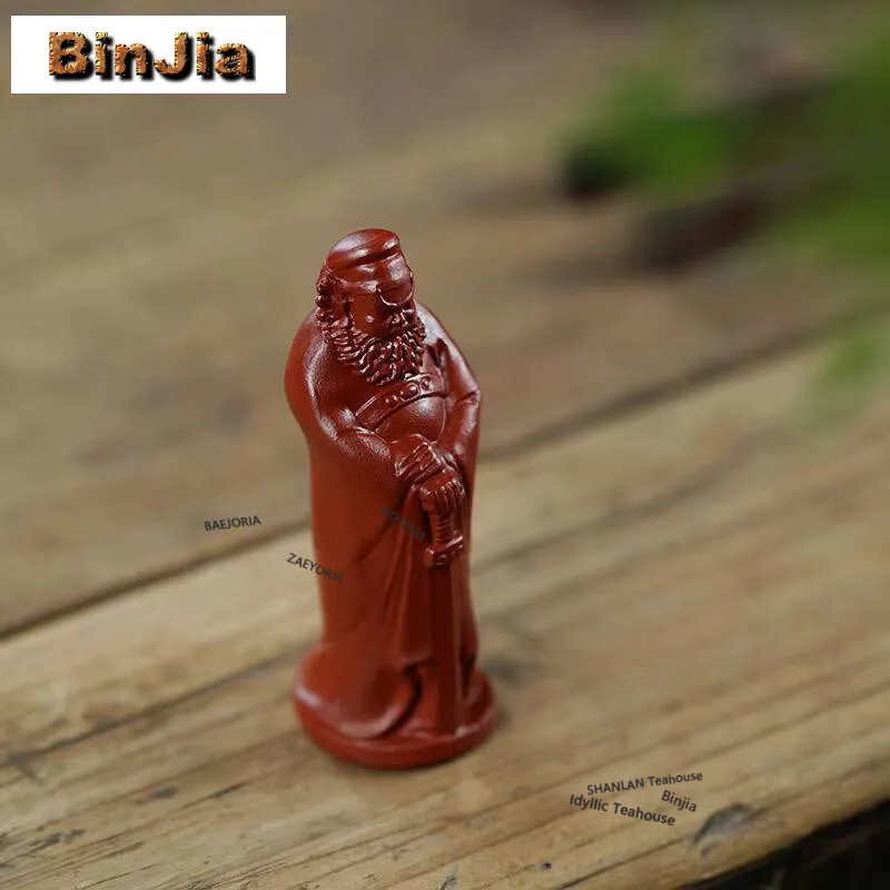 Yixing Purple Clay Zhong Kui Tea Pet Aesthetic Lucky Model Tea Figurine Play Toys Tea Statue Ornaments Accessories Craft Gift
Yixing Purple Clay Zhong Kui Tea Pet Aesthetic Lucky Model Tea Figurine Play Toys Tea Statue Ornaments Accessories Craft Gift