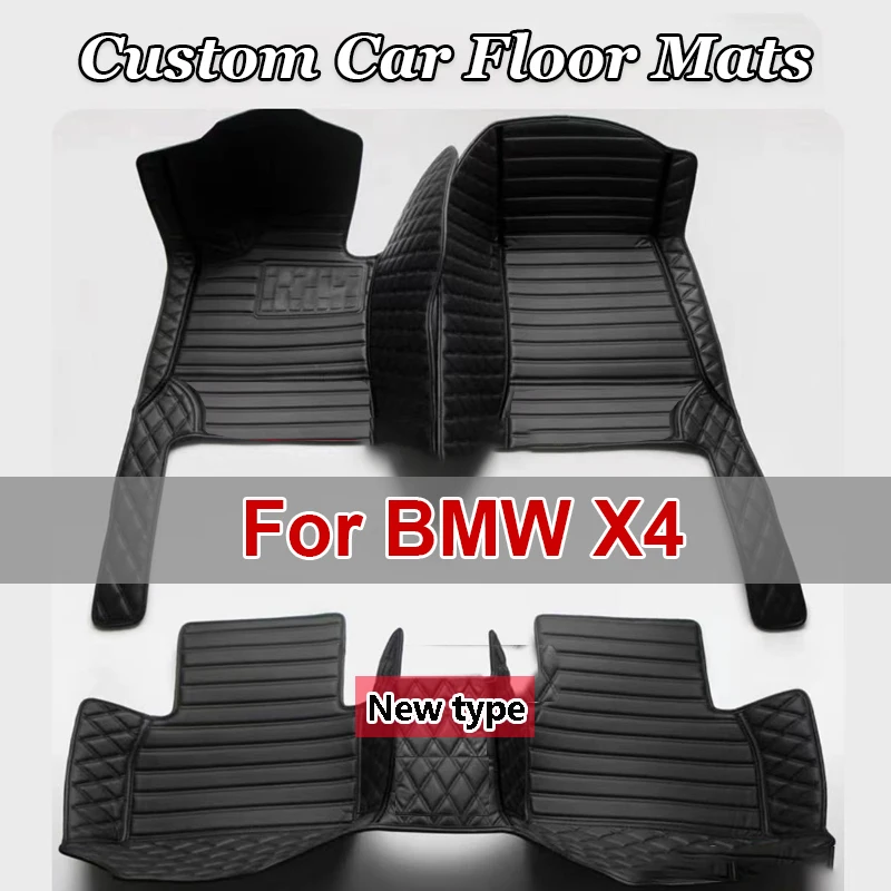 Custom Car Floor Mats For BMW X4 F26 G02 F98 Auto Carpets Foot Coche Accessories
Custom Car Floor Mats For BMW X4 F26 G02 F98 Auto Carpets Foot Coche Accessories