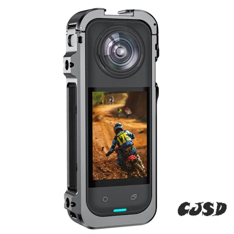 CJSD-для Insta360 X5 металлический каркас спортивной камеры клетка фиксированный зажим для горизонтальной съемки аксессуаров
CJSD-для Insta360 X5 металлический каркас спортивной камеры клетка фиксированный зажим для горизонтальной съемки аксессуаров