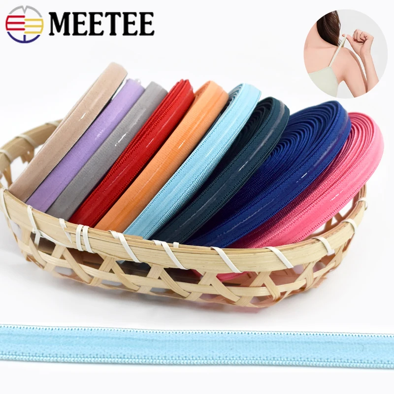 5/10Meters Meetee 10mm Stretch Elastic Silicone Bands for Bra Underwear Sewing Non-slip Strap Belt Tape DIY Trimming Accessories
5/10Meters Meetee 10mm Stretch Elastic Silicone Bands for Bra Underwear Sewing Non-slip Strap Belt Tape DIY Trimming Accessories