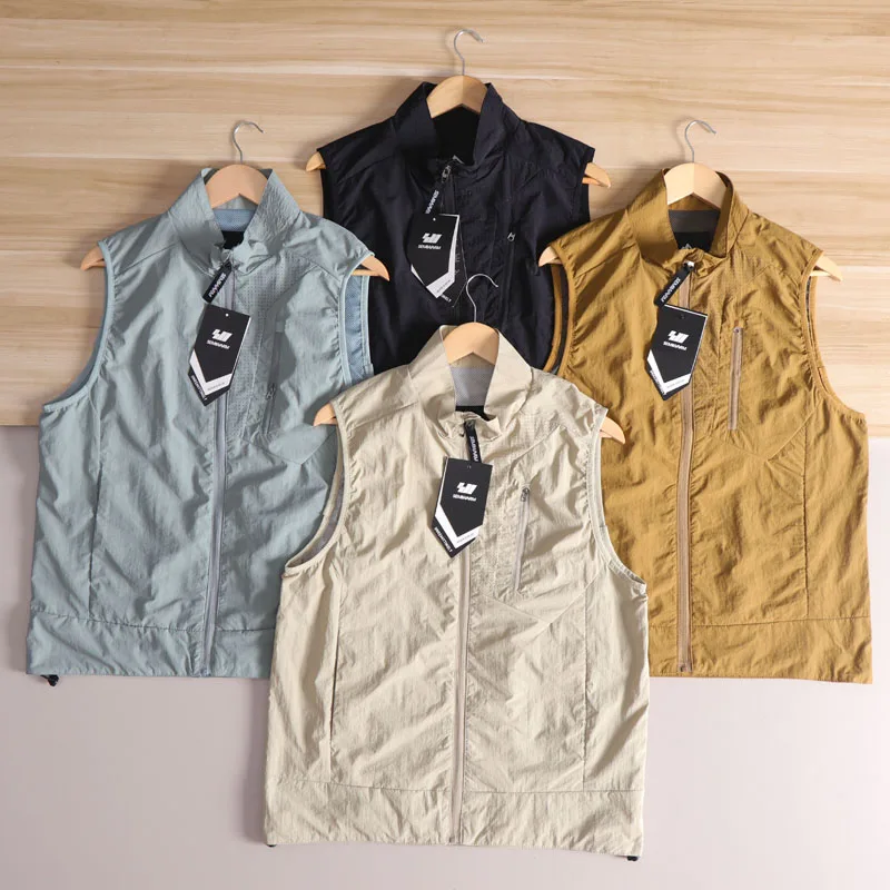 Уличный мужской тонкий жилет с воротником-стойкой, дышащий весенне-летний дизайн Me, модный городской жилет с воротником-стойкой на молнии...
Уличный мужской тонкий жилет с воротником-стойкой, дышащий весенне-летний дизайн Me, модный городской жилет с воротником-стойкой на молнии...