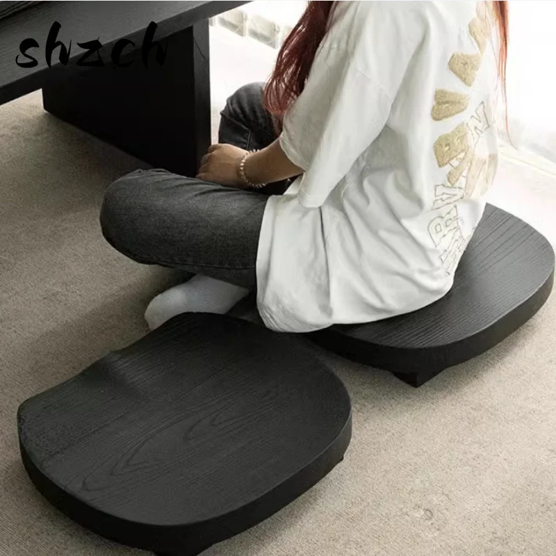Wabi Sabi Black Wood Stools Japanese Zen Tea Ceremony Seat Minimalist Tatami Floor Chairs Chinese Style Meditation Bench
Wabi Sabi Black Wood Stools Japanese Zen Tea Ceremony Seat Minimalist Tatami Floor Chairs Chinese Style Meditation Bench