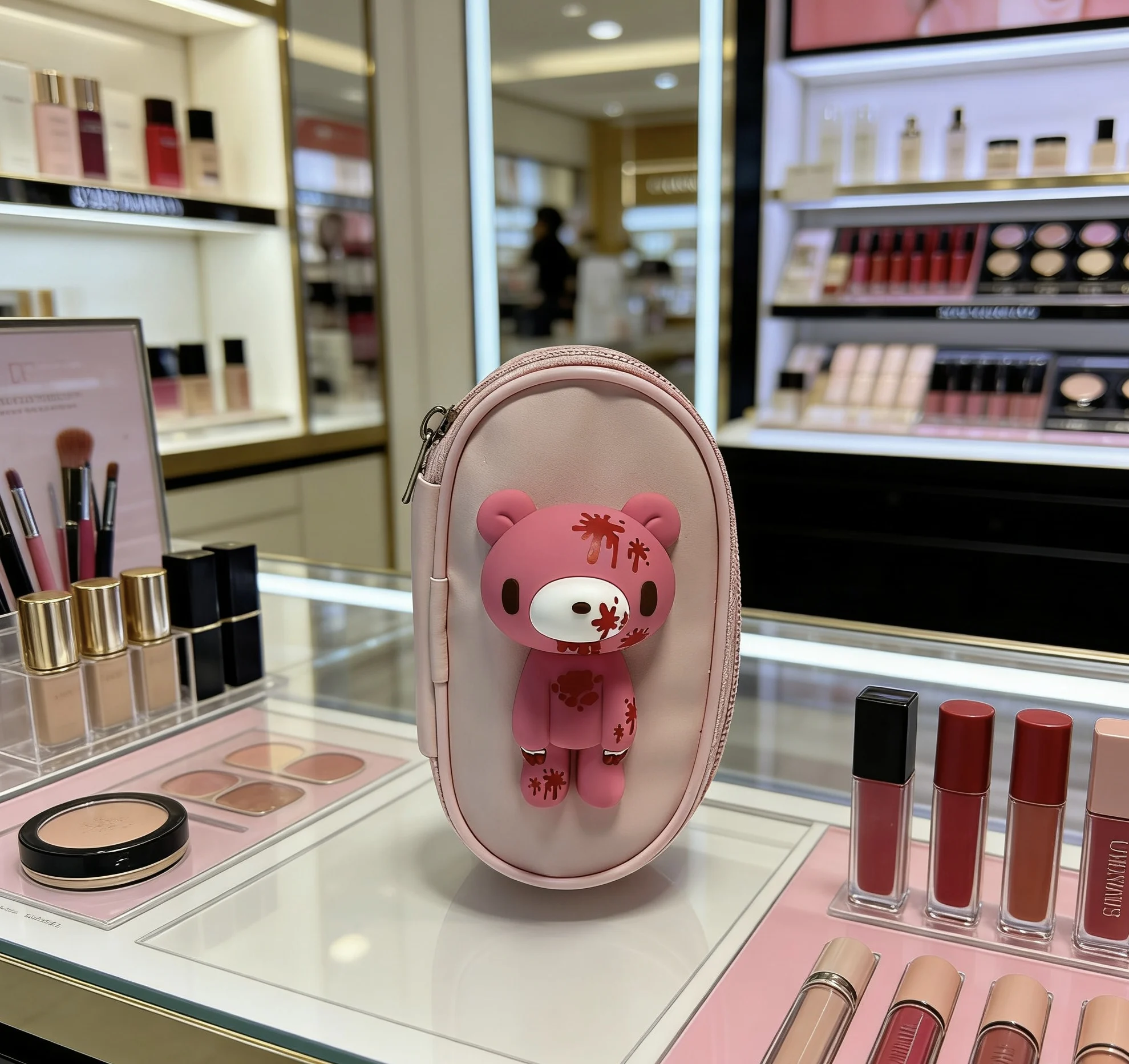 Cute Bear Pink Makeup Brush Set with Portable Case, Travel Mini Cosmetic Brush Kit for Girls
Cute Bear Pink Makeup Brush Set with Portable Case, Travel Mini Cosmetic Brush Kit for Girls