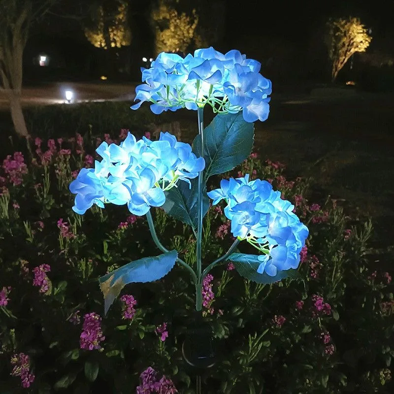 Solar Lawn Lamp Hydrangea Flower Simulation Summer Wedding Party Holiday Home Garden Outdoor Patio Decor
Solar Lawn Lamp Hydrangea Flower Simulation Summer Wedding Party Holiday Home Garden Outdoor Patio Decor