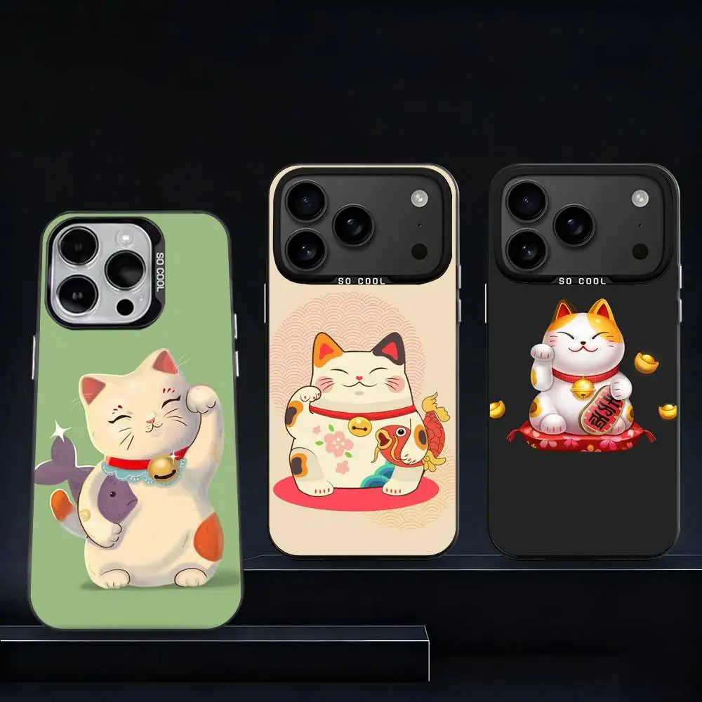 Maneki Neko Lucky Cat For iPhone 17,16,15,14,13,12,11,Pro,Max,Plus,E,Air,Mini Anti Fall Black Matte Hard Bumper Phone Case
Maneki Neko Lucky Cat For iPhone 17,16,15,14,13,12,11,Pro,Max,Plus,E,Air,Mini Anti Fall Black Matte Hard Bumper Phone Case