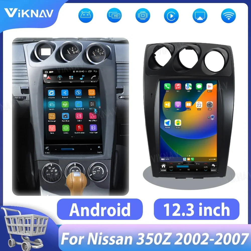 Android Car Radio For Nissan 350Z 2002-2007 Multimedia Player Screen WIFI GPS Navigation Wireless Carplay Auto Stereo Head unit
Android Car Radio For Nissan 350Z 2002-2007 Multimedia Player Screen WIFI GPS Navigation Wireless Carplay Auto Stereo Head unit