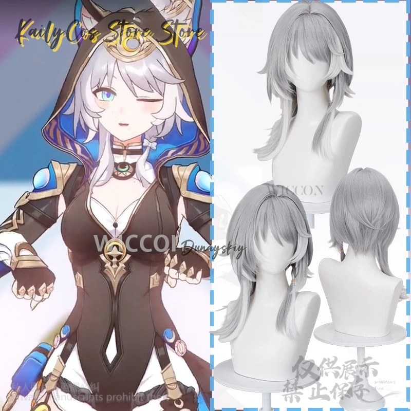 Аниме-игра Honkai Star Rail 코스프레 Cipher, модный серо-белый синтетический парик, мелирование Jirai Kei, парики для девочек, потому что индивидуальный заказ
Аниме-игра Honkai Star Rail 코스프레 Cipher, модный серо-белый синтетический парик, мелирование Jirai Kei, парики для девочек, потому что индивидуальный заказ