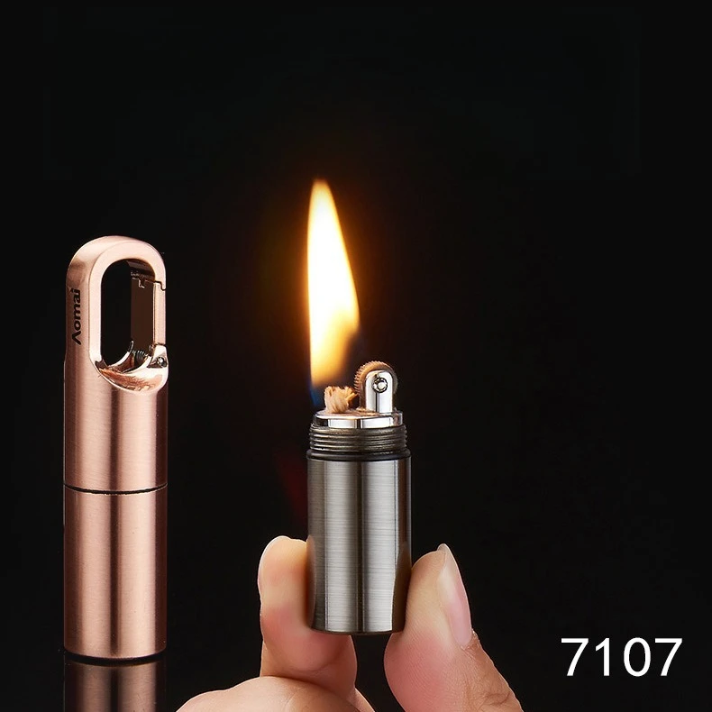 Outdoor Camping Mini Kerosine Lighter, Portable Keychain Pocket Lighter Pendant, Retro, Stainless Steel, Cigarette Accessories
Outdoor Camping Mini Kerosine Lighter, Portable Keychain Pocket Lighter Pendant, Retro, Stainless Steel, Cigarette Accessories