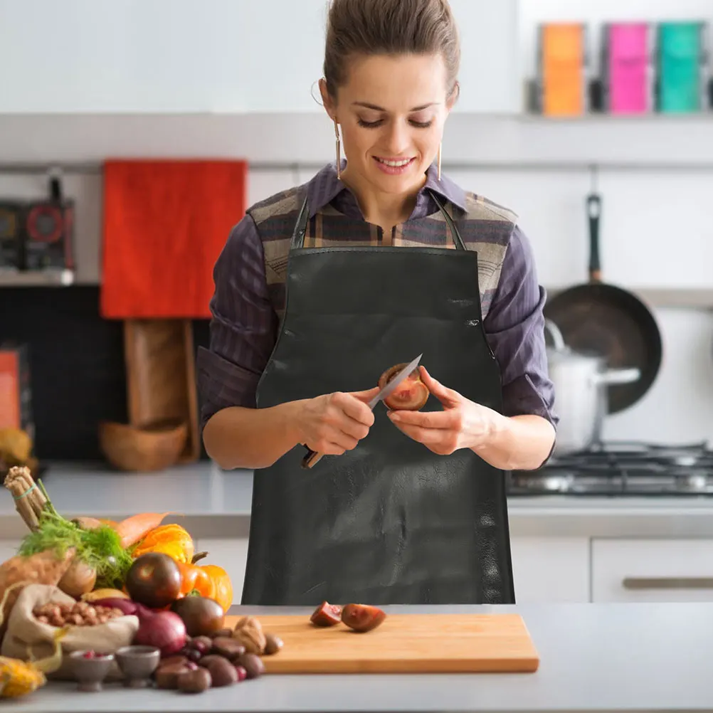 1Pc Waterproof Aprons Black 1m 65cm Oil Proof Black Kitchen Accessories Cooking Wear Resistant Smock Kitchen Gardening Supplies
1Pc Waterproof Aprons Black 1m 65cm Oil Proof Black Kitchen Accessories Cooking Wear Resistant Smock Kitchen Gardening Supplies