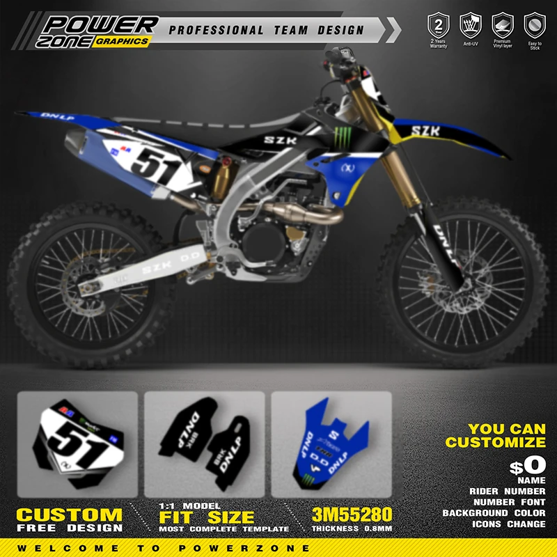 Наклейки POWERZONE на заказ для внедорожных мотоциклов 3 м для SUZUKI RMZ 250 450 2018-2022 RMZ, индивидуальный комплект графической защиты 06
Наклейки POWERZONE на заказ для внедорожных мотоциклов 3 м для SUZUKI RMZ 250 450 2018-2022 RMZ, индивидуальный комплект графической защиты 06