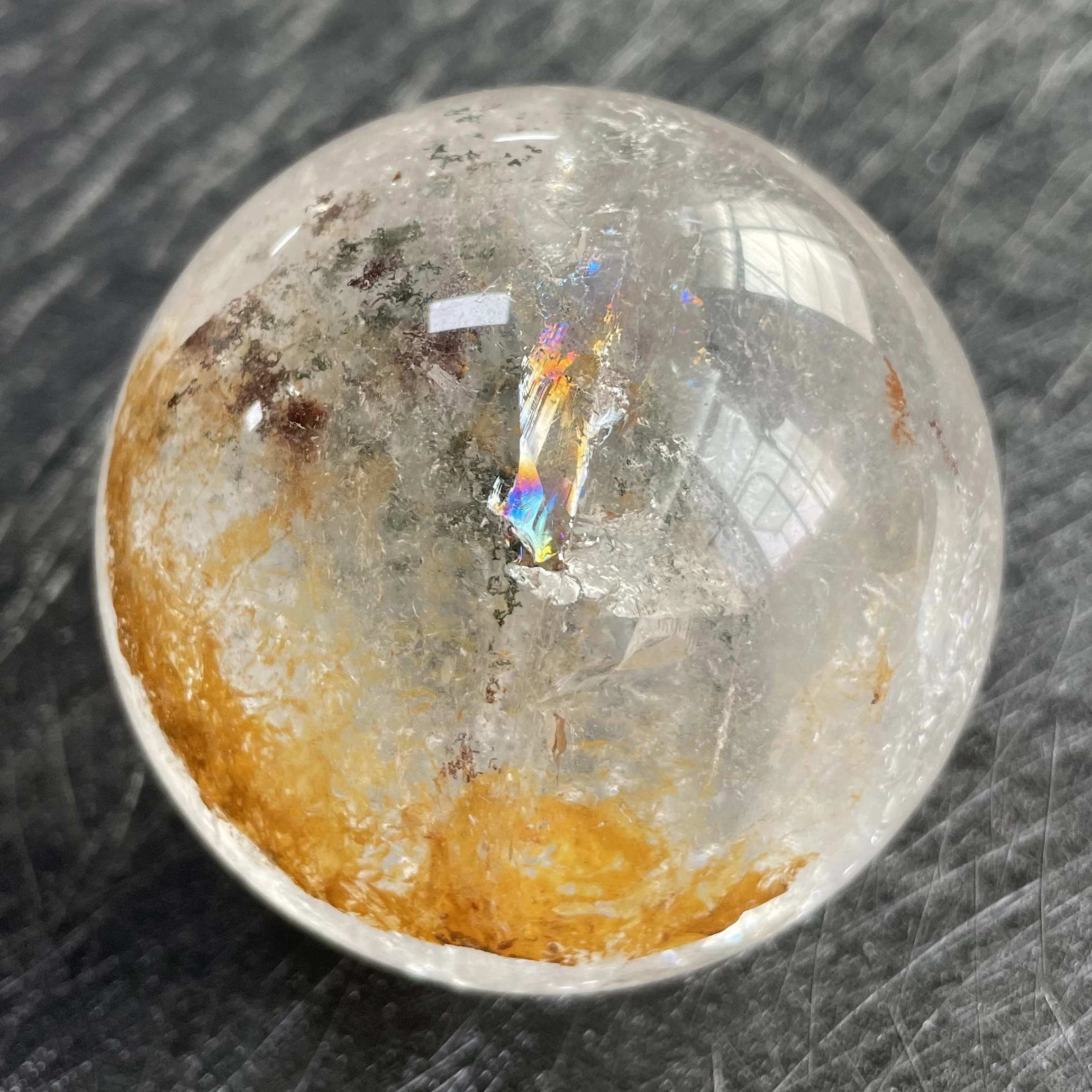 454g Natural Green Phantom Sphere Decoration Polished Garden Quartz Crystal Ball Reiki Healing B617
454g Natural Green Phantom Sphere Decoration Polished Garden Quartz Crystal Ball Reiki Healing B617