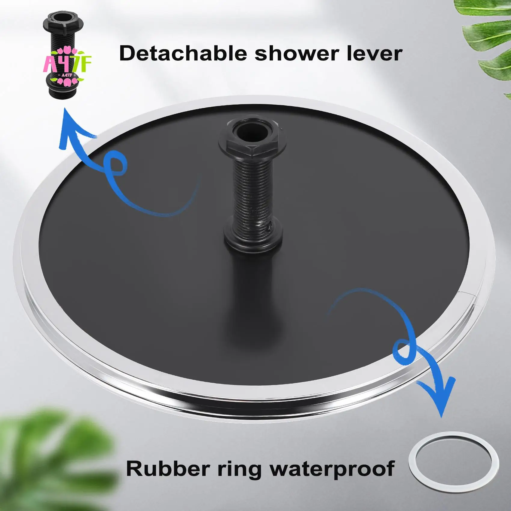 A47F-1Pcs 25Cm Plastic Round Shape Rainfall Powered Shower Room Top Shower Roof Head Nozzle Cabin Accessories
A47F-1Pcs 25Cm Plastic Round Shape Rainfall Powered Shower Room Top Shower Roof Head Nozzle Cabin Accessories