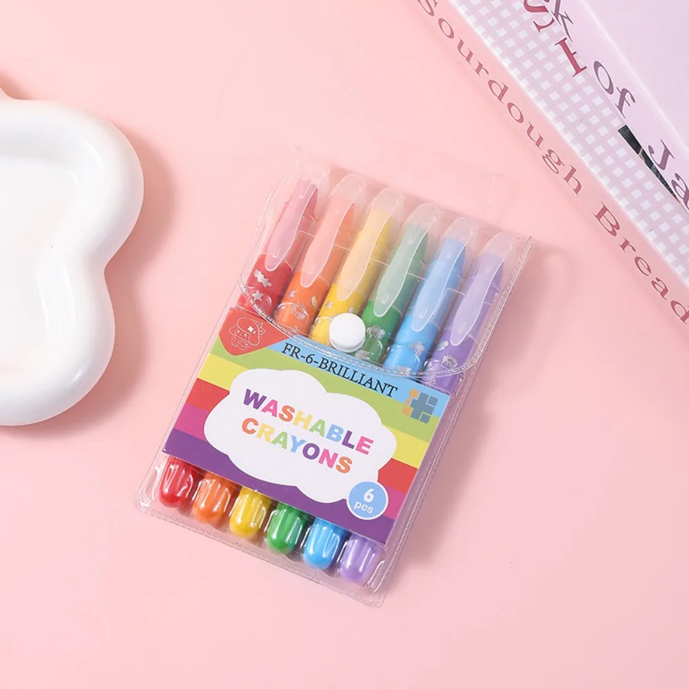 Office School Supplies Water Soluble 6 Colors Set Large-Capacity Colorful Rotating Coloring Painting Pencils for Kids Gift
Office School Supplies Water Soluble 6 Colors Set Large-Capacity Colorful Rotating Coloring Painting Pencils for Kids Gift