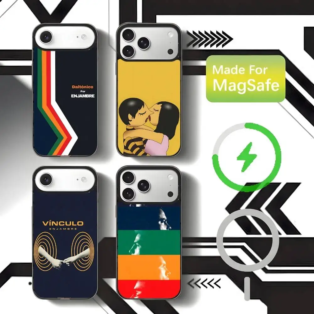 Чехол для телефона ENJAMBRE Daltonico для iPhone 17,16,15,14,13,12,11,Pro,Max,Plus,Mini,SE4,E с магнитной беспроводной зарядкой Magsafe 
Чехол для телефона ENJAMBRE Daltonico для iPhone 17,16,15,14,13,12,11,Pro,Max,Plus,Mini,SE4,E с магнитной беспроводной зарядкой Magsafe