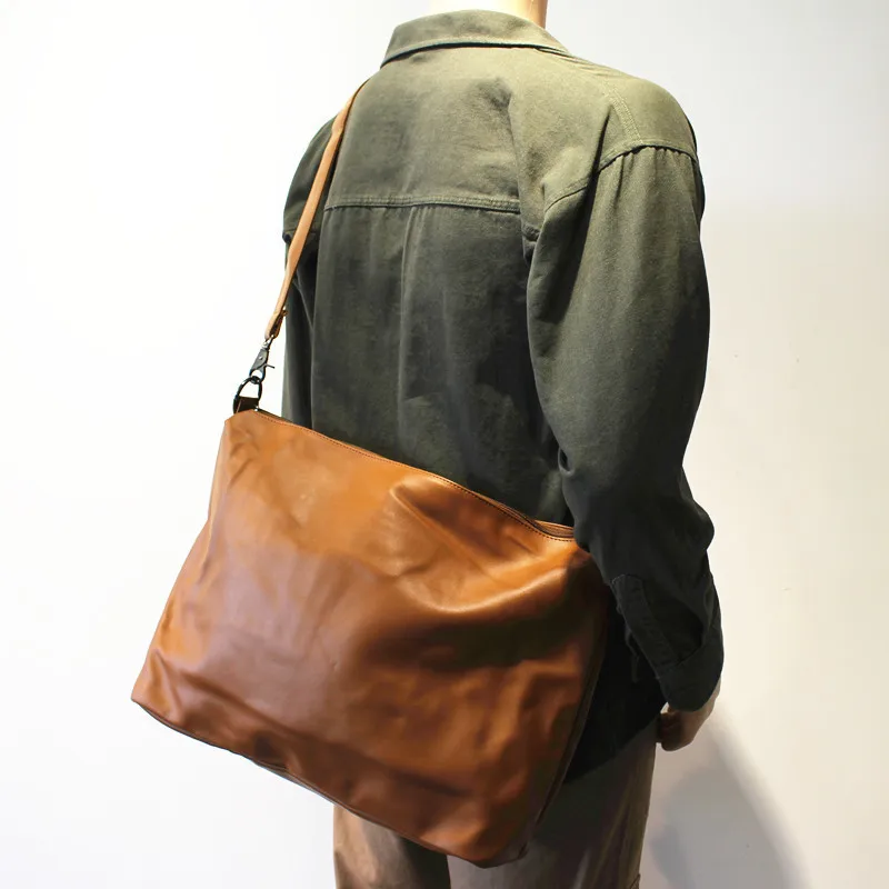 Brown Soft Leather Crossbody Bags for Men Trendy Shoulder Bag Designer Bag Travel Bags Canvas Bag Сумка Через Плечо bolsos 2025
Brown Soft Leather Crossbody Bags for Men Trendy Shoulder Bag Designer Bag Travel Bags Canvas Bag Сумка Через Плечо bolsos 2025