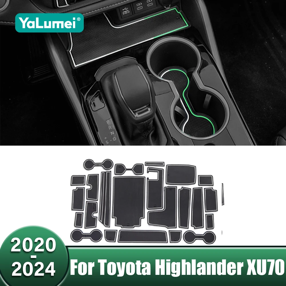 Car Anti-slip Door Groove Mats Cup Pad Gate Slot Coaster Accessories For Toyota Highlander XU70 2020 2021 2022 2023 2024 Hybrid
Car Anti-slip Door Groove Mats Cup Pad Gate Slot Coaster Accessories For Toyota Highlander XU70 2020 2021 2022 2023 2024 Hybrid