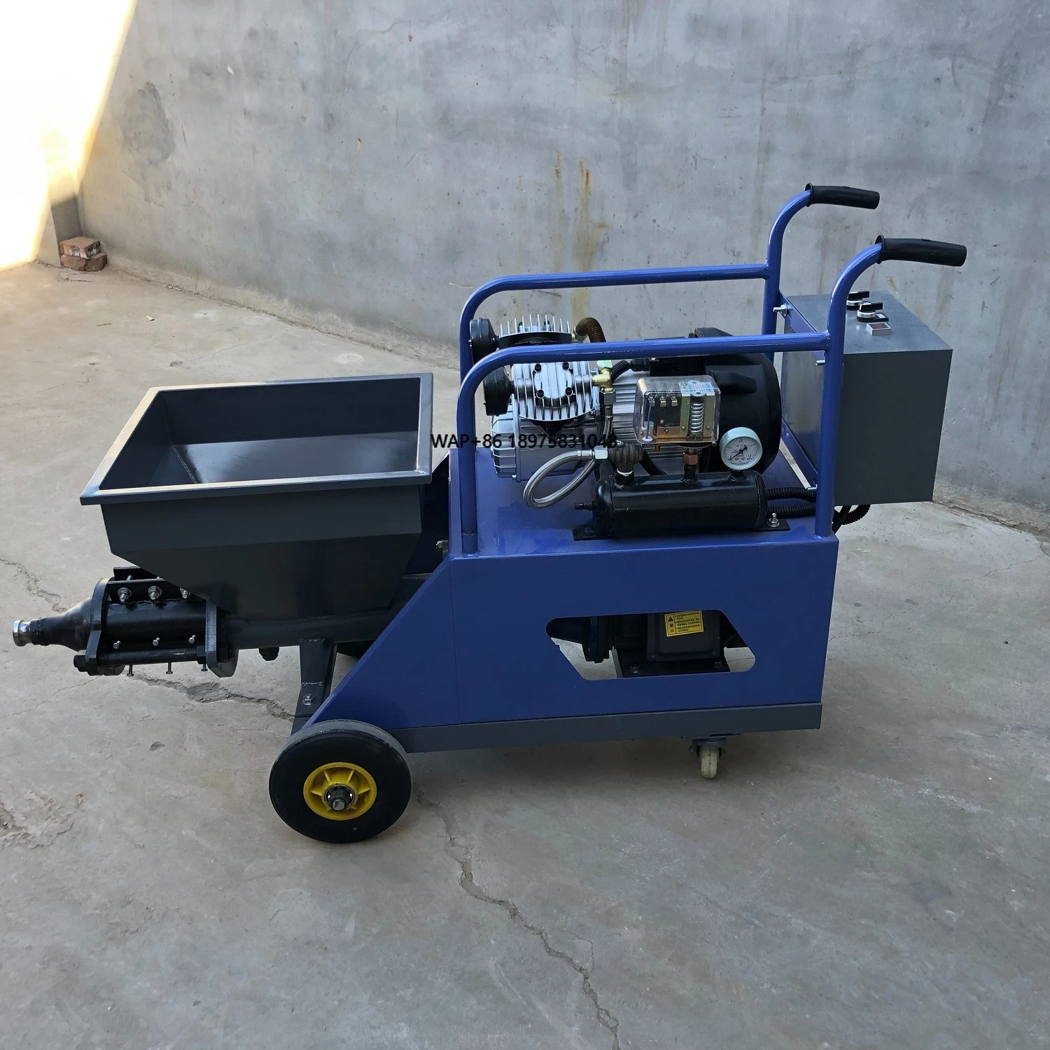 New Wall Cement Mortar Spraying Machine, Sandblasting Machine, and Fuel of Good Quality and Price on Sale
New Wall Cement Mortar Spraying Machine, Sandblasting Machine, and Fuel of Good Quality and Price on Sale