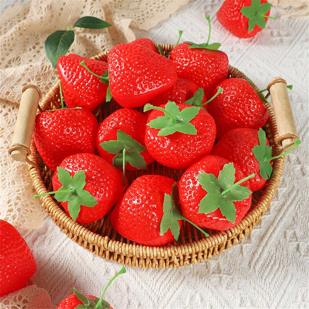 5 Pcs/Lot artificial simulation fake fruit model Kitchen store shop festive party decoration big size Strawberry fruit props
5 Pcs/Lot artificial simulation fake fruit model Kitchen store shop festive party decoration big size Strawberry fruit props