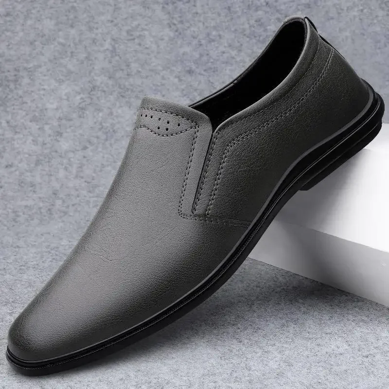 Elegant Tail Single Leather Moccasins Men's Breathable One Pedal Loafers Loafers
Elegant Tail Single Leather Moccasins Men's Breathable One Pedal Loafers Loafers