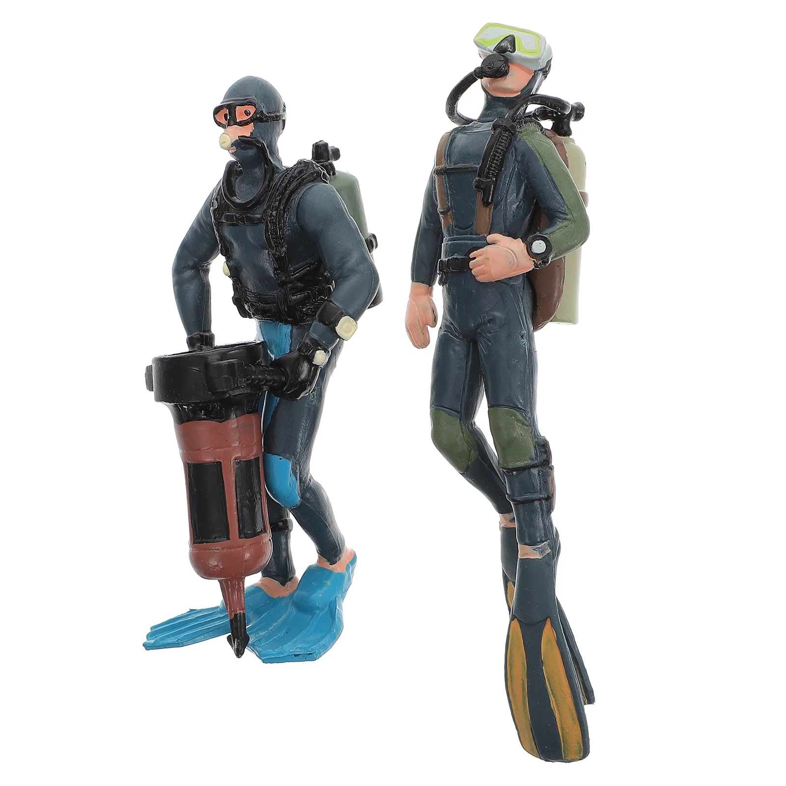 2 Pcs Diver Model Adornment Action Figure Landscape Ornament PVC Simulated Figurine Desktop Decor
2 Pcs Diver Model Adornment Action Figure Landscape Ornament PVC Simulated Figurine Desktop Decor
