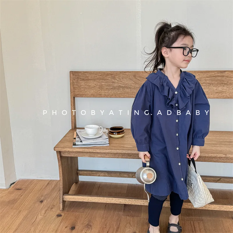 2024 Spring New Children Long Sleeve Casual Dress Cotton Baby Girl Lace Loose Dress Toddler Solid Versatile Dress Kids Clothes
2024 Spring New Children Long Sleeve Casual Dress Cotton Baby Girl Lace Loose Dress Toddler Solid Versatile Dress Kids Clothes