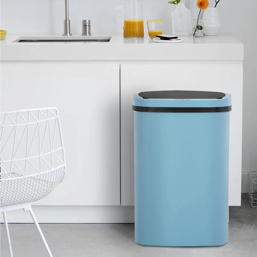 13 Gallon Trash Can Kitchen Trash Can Automatic Garbage Can with Lid Plastics Trash Bin Touch Free Motion Sensor Garbage Bin fo
13 Gallon Trash Can Kitchen Trash Can Automatic Garbage Can with Lid Plastics Trash Bin Touch Free Motion Sensor Garbage Bin fo