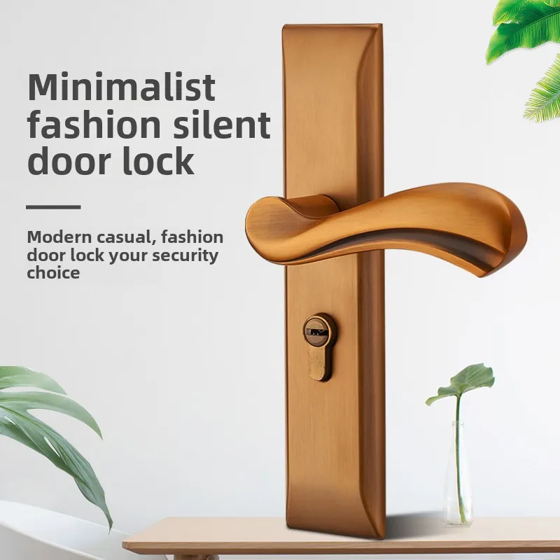 Indoor Bedroom Solid Wood Door Lock, Household Door, Simple Universal Silent Wooden Door Handle Lock
Indoor Bedroom Solid Wood Door Lock, Household Door, Simple Universal Silent Wooden Door Handle Lock
