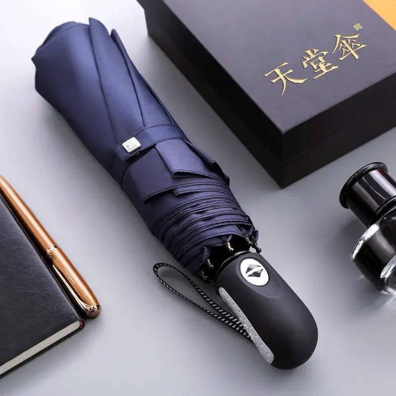 Auto Open/Close Triple-Fold Umbrella, UV Sunshade Rainproof, Strong Windproof Sturdy Durable Portable for Daily Use Travel
Auto Open/Close Triple-Fold Umbrella, UV Sunshade Rainproof, Strong Windproof Sturdy Durable Portable for Daily Use Travel