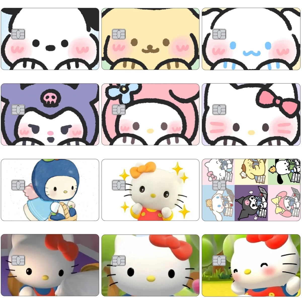 Sanrios Hello Kitty Kawaii Кредитная дебетовая карта наклейки Чехол аниме Hangyodon Kuromi My Melody большое лицо мультфильм подарки игрушка
Sanrios Hello Kitty Kawaii Кредитная дебетовая карта наклейки Чехол аниме Hangyodon Kuromi My Melody большое лицо мультфильм подарки игрушка