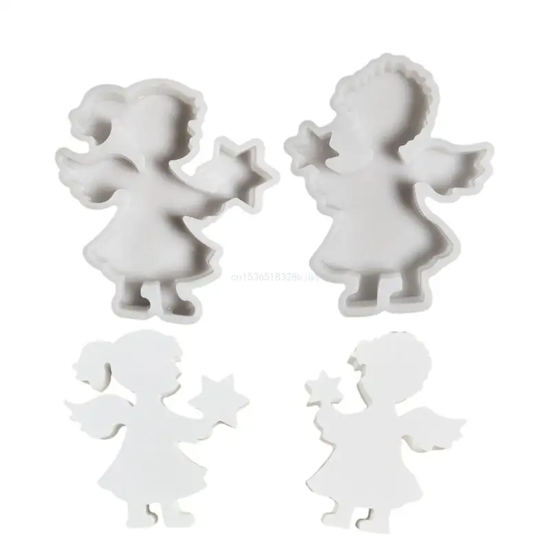 Flexible Silicone Mold Boy and Girl Holding Star Decoration Mould Temperature Resistant Gypsum Mould for Ornament Dropship
Flexible Silicone Mold Boy and Girl Holding Star Decoration Mould Temperature Resistant Gypsum Mould for Ornament Dropship