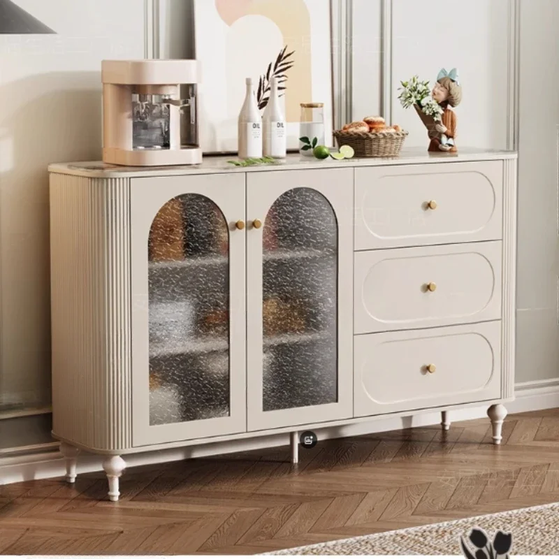 French Cream Wood Cabinets Sideboard Living Room Tea Lockers Cabinets Advanced Kitchen Storage Armoire De Rangement Furniture
French Cream Wood Cabinets Sideboard Living Room Tea Lockers Cabinets Advanced Kitchen Storage Armoire De Rangement Furniture