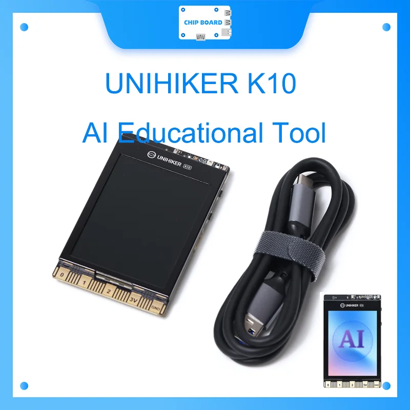 UNIHIKER K10 AI Educational Tool for Beginner (Image Detection, Voice Recognition, TinyML)
UNIHIKER K10 AI Educational Tool for Beginner (Image Detection, Voice Recognition, TinyML)