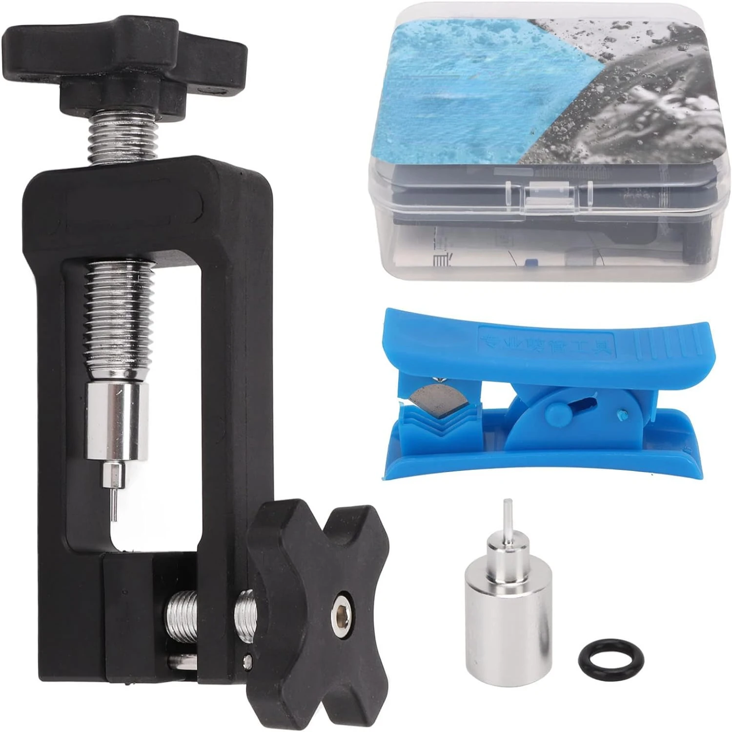 Efficient and precise hydraulic disc brake hose cutting toolkit for mountain bikes - Perfect for effortless maintenance, ensurin
Efficient and precise hydraulic disc brake hose cutting toolkit for mountain bikes - Perfect for effortless maintenance, ensurin