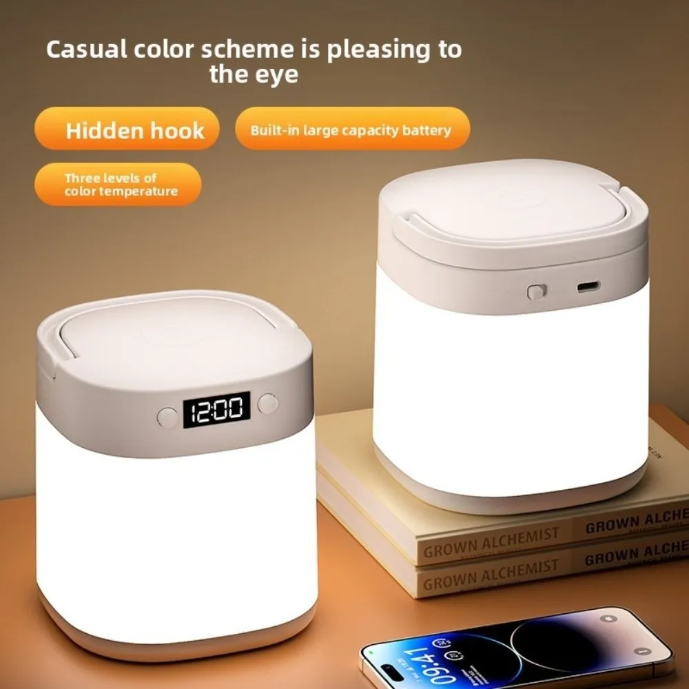 Dimmable LED Night Light Rechargeable Eye Protection Reading Table Lamp Remote Control Clock Time Display Bedside Lamp Bedroom
Dimmable LED Night Light Rechargeable Eye Protection Reading Table Lamp Remote Control Clock Time Display Bedside Lamp Bedroom