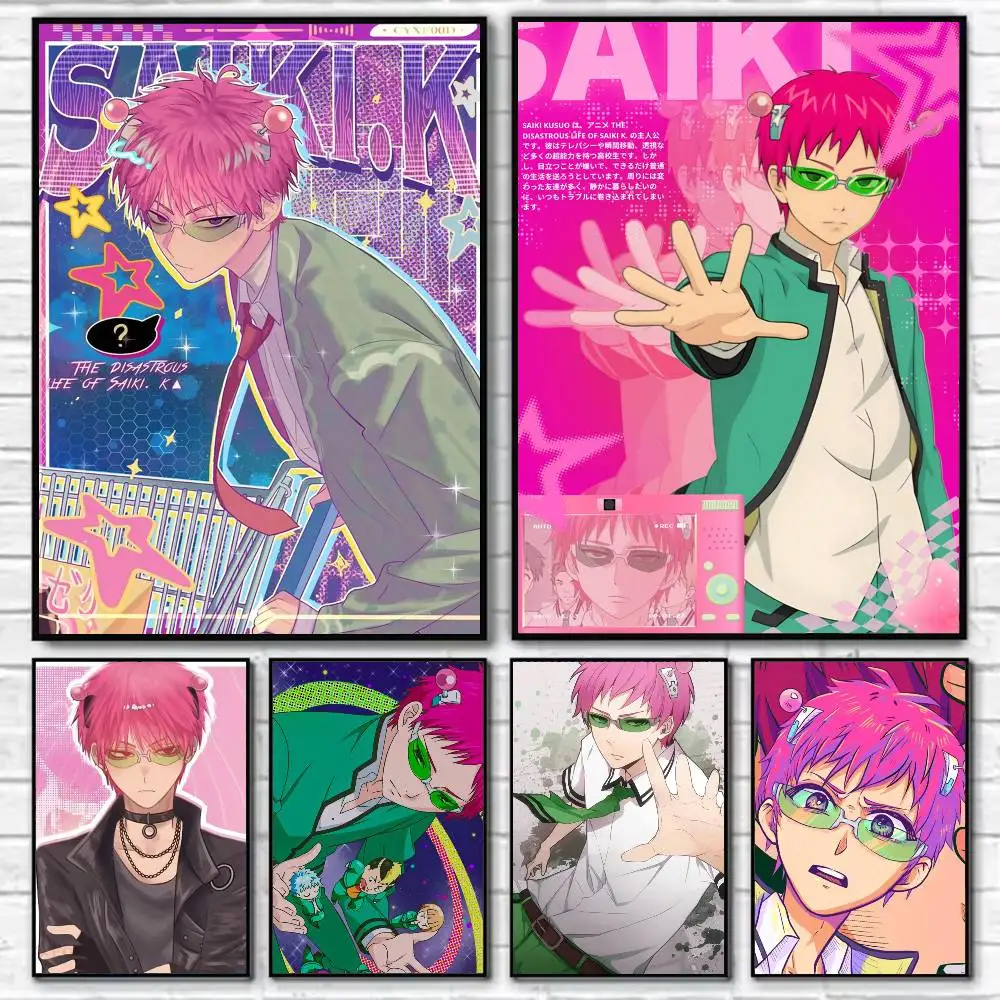 Anime Saiki K Animals Funny Poster Self-adhesive Art Waterproof Paper Sticker Coffee House Bar Room Wall Decor
Anime Saiki K Animals Funny Poster Self-adhesive Art Waterproof Paper Sticker Coffee House Bar Room Wall Decor