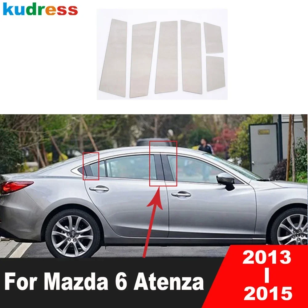 Window Center Pillar Cover Trim For Mazda 6 Atenza 2013 2014 2015 Steel Car Windows Middle B C Pillars Post Strip Accessories
Window Center Pillar Cover Trim For Mazda 6 Atenza 2013 2014 2015 Steel Car Windows Middle B C Pillars Post Strip Accessories