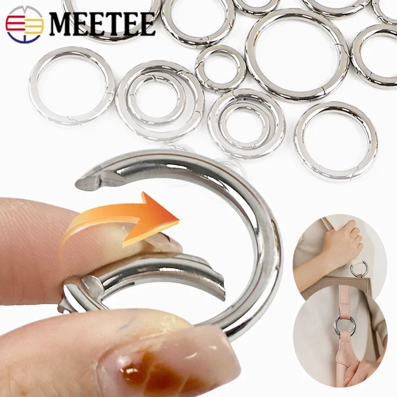 10/20Pcs Belt Stainless Steel Snap Hook 10-35mm Keychain Carabiner Openable Spring Clasp Bag Metal O Ring Buckle DIY Accessories
10/20Pcs Belt Stainless Steel Snap Hook 10-35mm Keychain Carabiner Openable Spring Clasp Bag Metal O Ring Buckle DIY Accessories