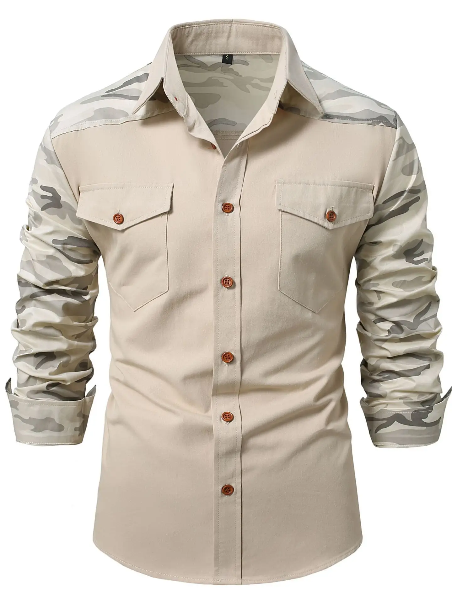 Men's Outdoor Casual Long Sve irt Camouflage Loose Fit Breathable Cotton Autumn Faion Color Blo Design Wet Absorbent
Men's Outdoor Casual Long Sve irt Camouflage Loose Fit Breathable Cotton Autumn Faion Color Blo Design Wet Absorbent