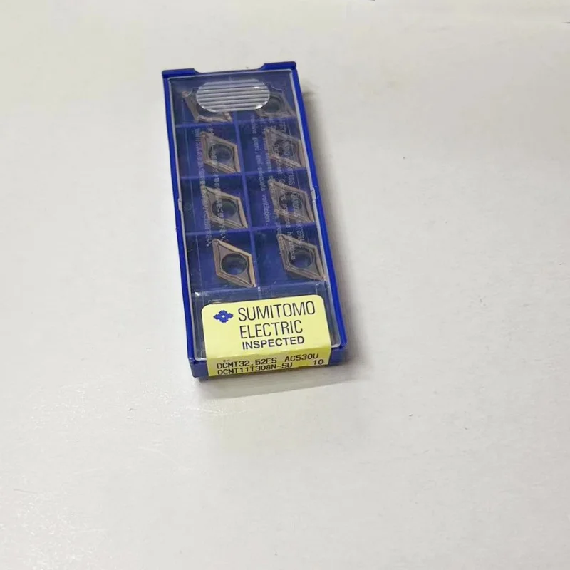 DCMT11T302N-SU AC530U /DCMT11T304N-SU AC530U /DCMT11T308N-SU AC530U CNC turning blade lathe cutting tools carbide inserts 10Pcs
DCMT11T302N-SU AC530U /DCMT11T304N-SU AC530U /DCMT11T308N-SU AC530U CNC turning blade lathe cutting tools carbide inserts 10Pcs