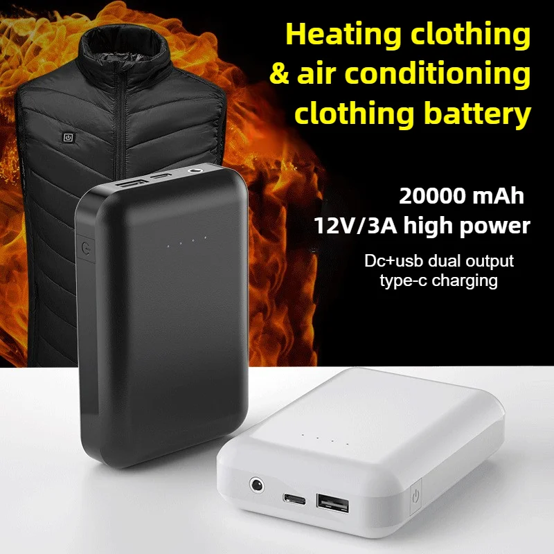 20000mAh Power Bank for Air-conditioned Clothing. Charger for High-power Fan Clothing and Heating Products. Battery.
20000mAh Power Bank for Air-conditioned Clothing. Charger for High-power Fan Clothing and Heating Products. Battery.