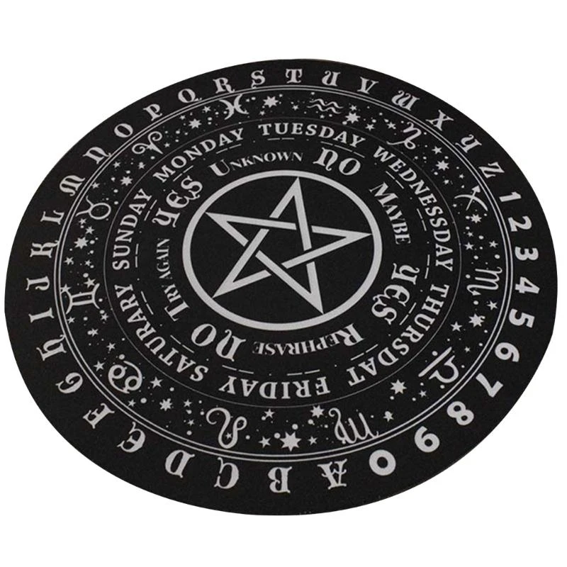 652F Divination Dowsing Board Metaphysical Message Board Witchcrafts Rubber Wiccan Decision Making Board Round Pendulum Board
652F Divination Dowsing Board Metaphysical Message Board Witchcrafts Rubber Wiccan Decision Making Board Round Pendulum Board