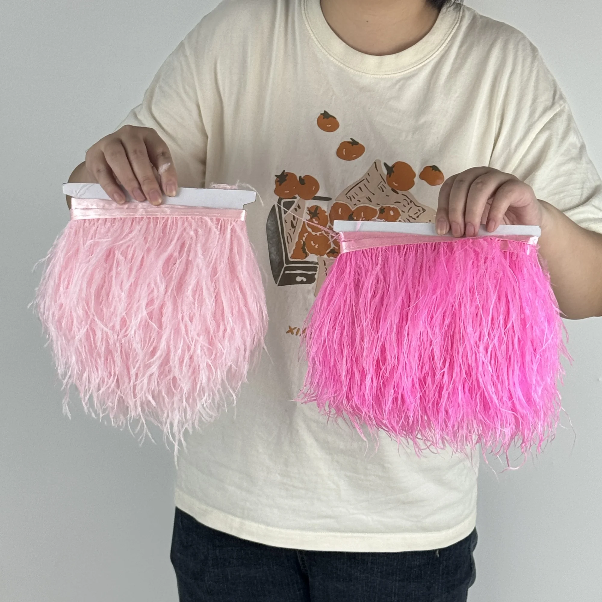 Реальные страусиные перья, 2 метра, 10-15 см, страусиные перья, украшения для рукоделия, свадебной вечеринки 
Реальные страусиные перья, 2 метра, 10-15 см, страусиные перья, украшения для рукоделия, свадебной вечеринки