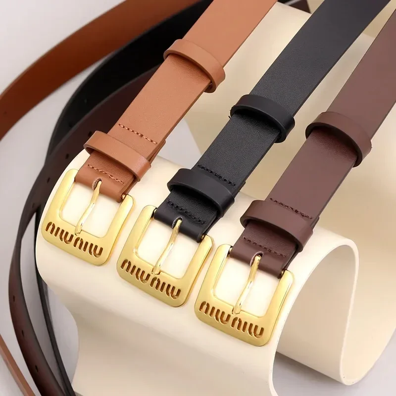 2024 Hot Top Classic Belt Luxury Mi* Letter Buckle Belt High Quality Genuine Leather Women Belts for Dress Luxury Designer Belts
2024 Hot Top Classic Belt Luxury Mi* Letter Buckle Belt High Quality Genuine Leather Women Belts for Dress Luxury Designer Belts
