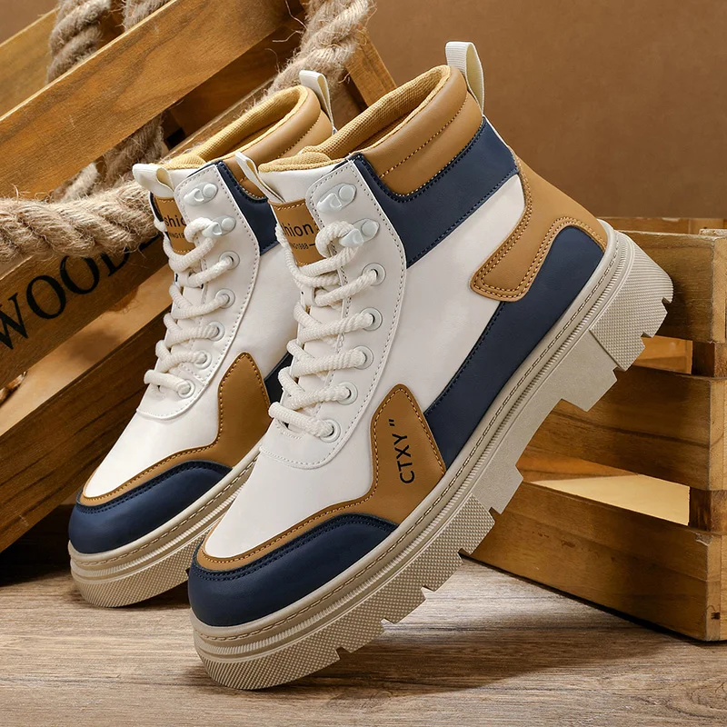 Teen Trend High Cut Boots Wind Lock Thermal Inner Lining, Anti-Slip Waterproof Sole Trendy Versatile Street Casual Footwear
Teen Trend High Cut Boots Wind Lock Thermal Inner Lining, Anti-Slip Waterproof Sole Trendy Versatile Street Casual Footwear